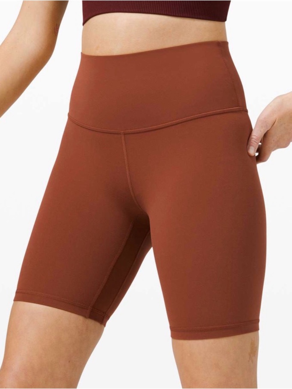 Lululemon Align Short 8" Dark Terracotta